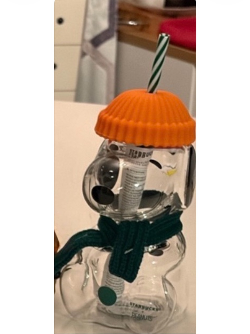 Starbucks x Peanuts Snoopy 2026 Limited Edition Glass Cold Cup